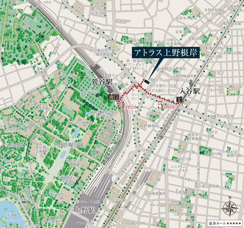 現地案内図