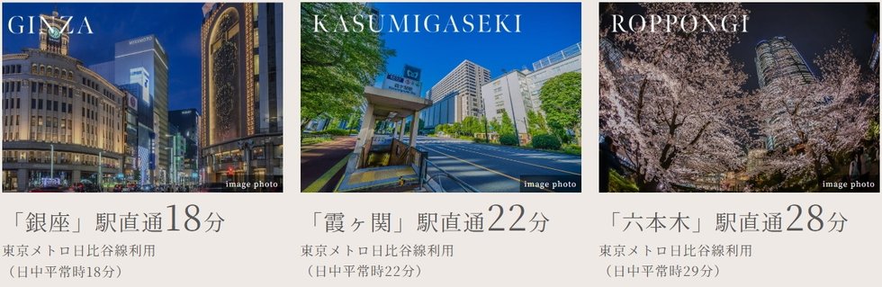 徒歩5分の東京メトロ日比谷線「入谷」駅より