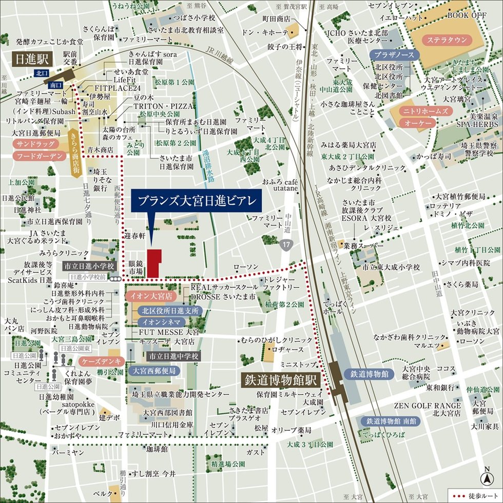 現地案内図