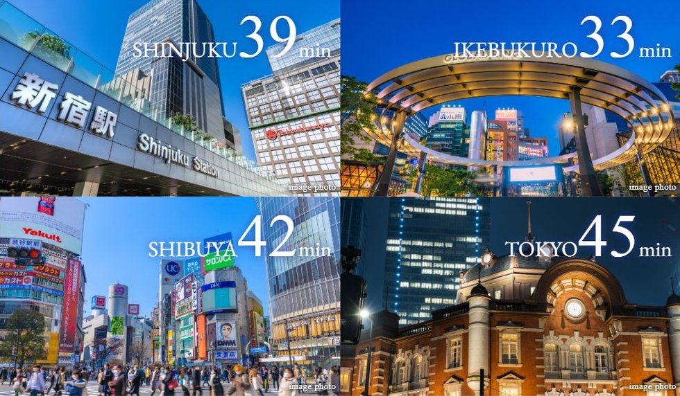 「大宮」駅へ1駅4分、一つ先の快適アクセス