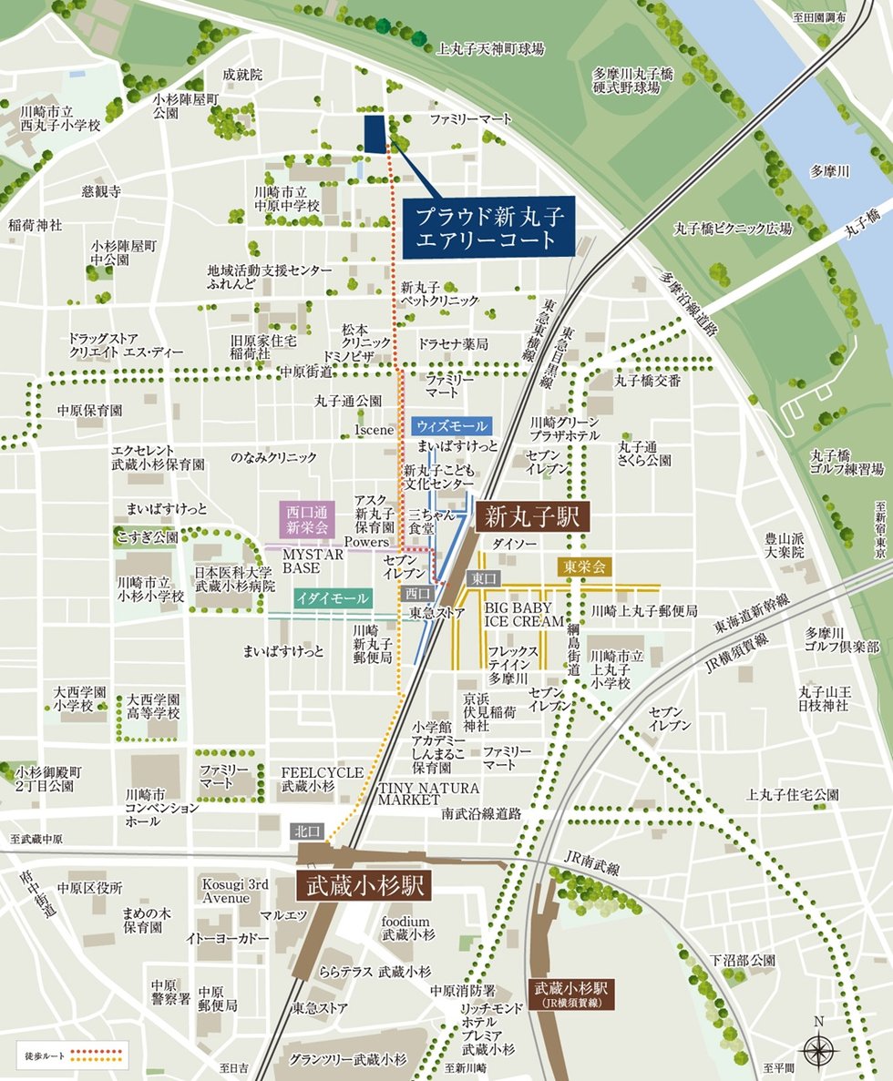 現地案内図
