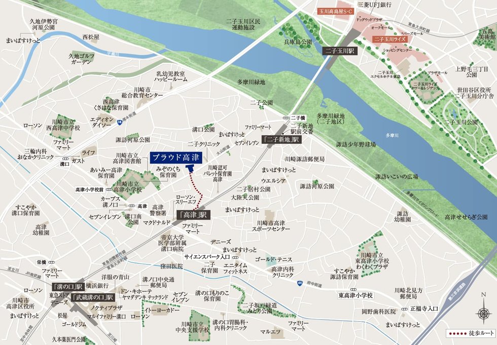 現地案内図(広域)