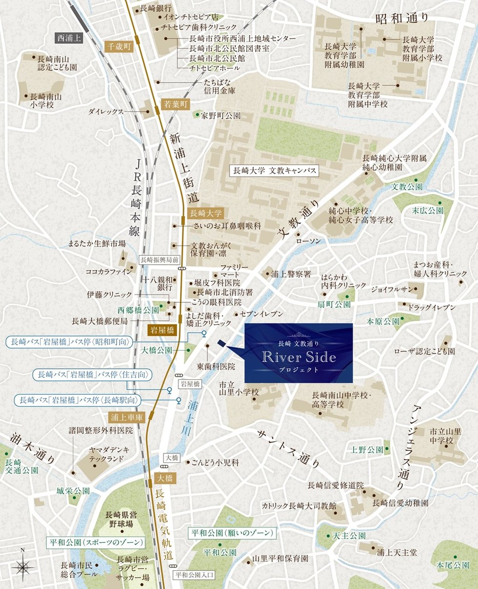 現地案内図