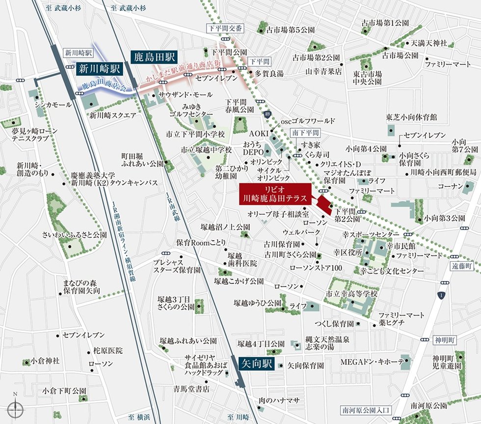現地案内図