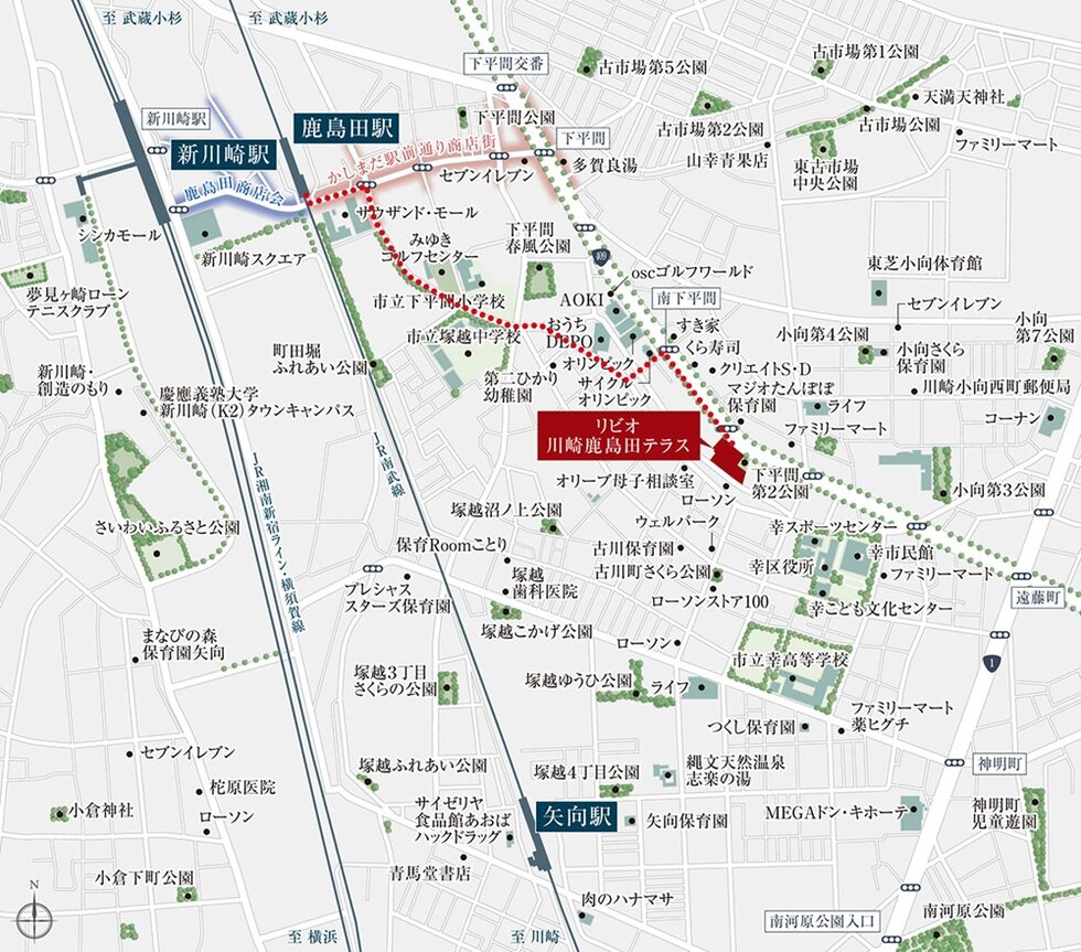 現地案内図