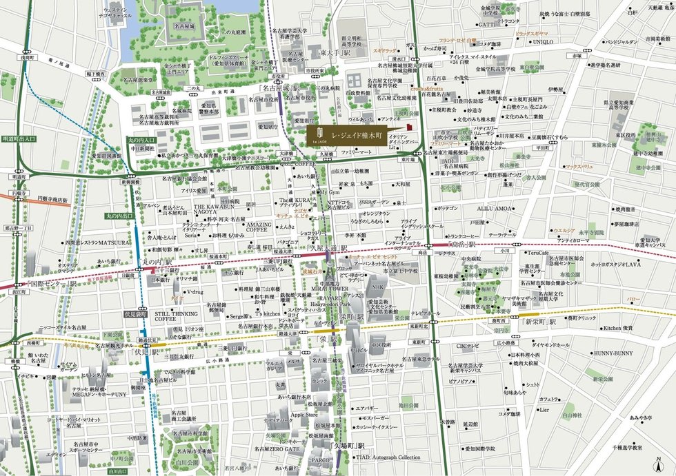現地案内図