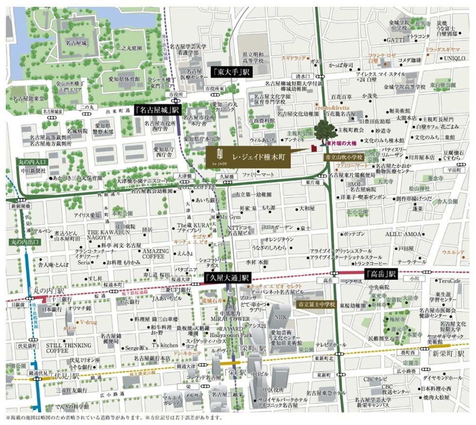 現地案内図