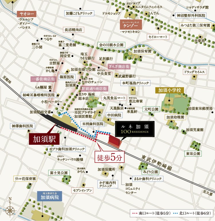現地案内図