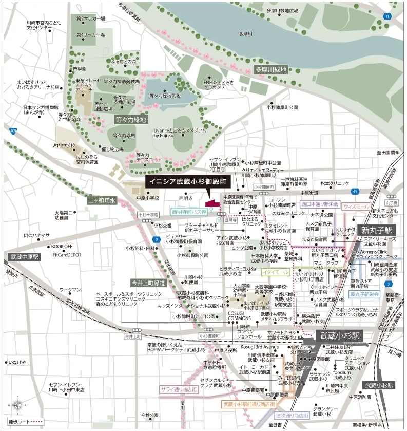 現地案内図