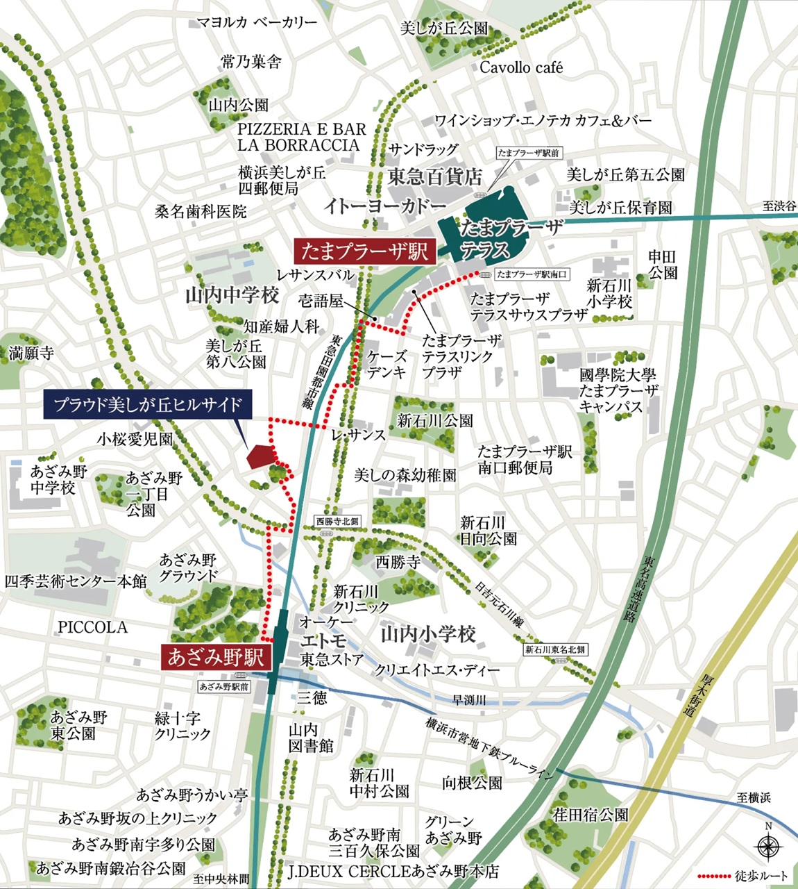 現地案内図