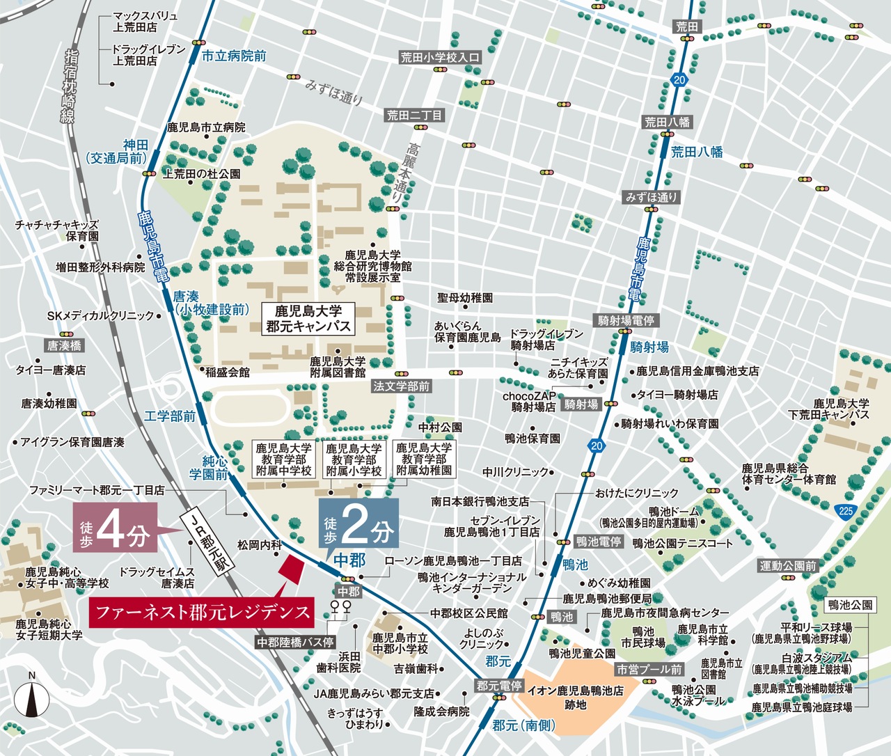 現地案内図
