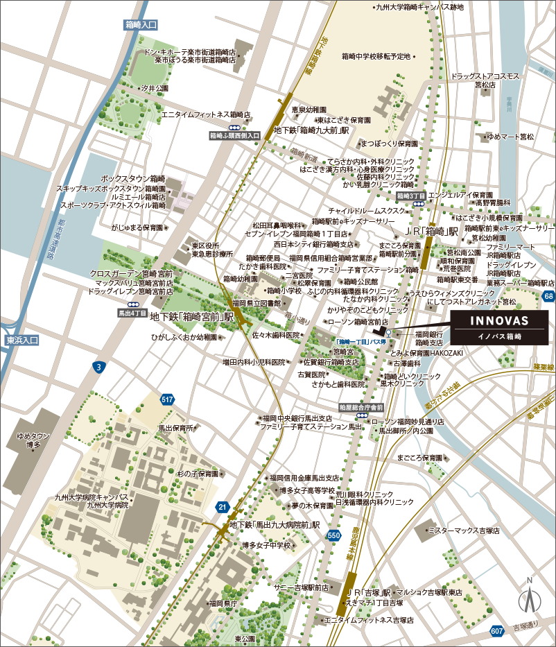現地案内図