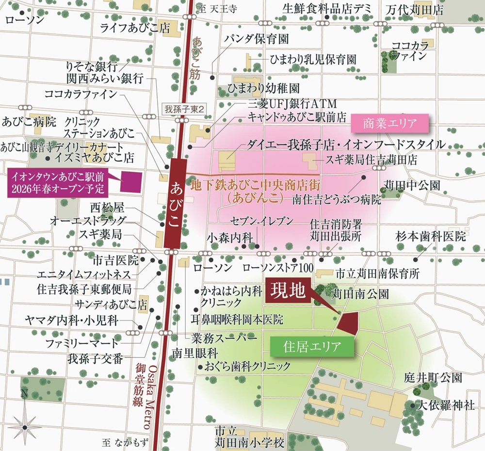 現地案内図