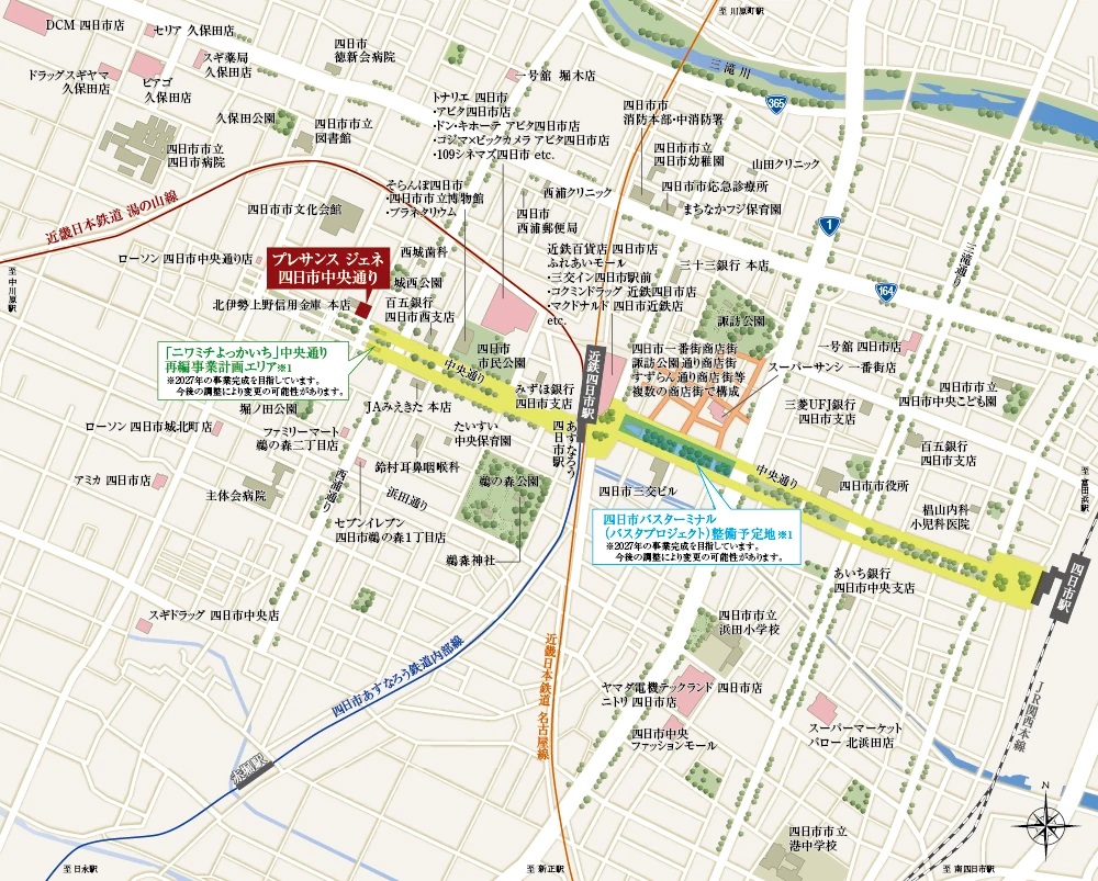 現地案内図