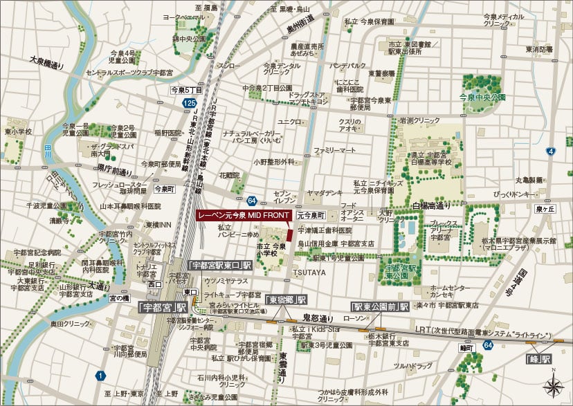 現地案内図