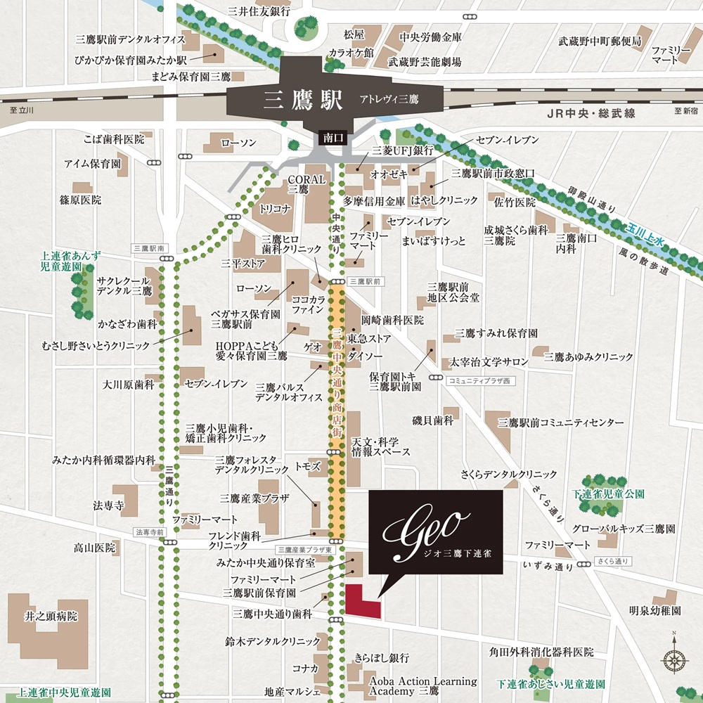 現地案内図