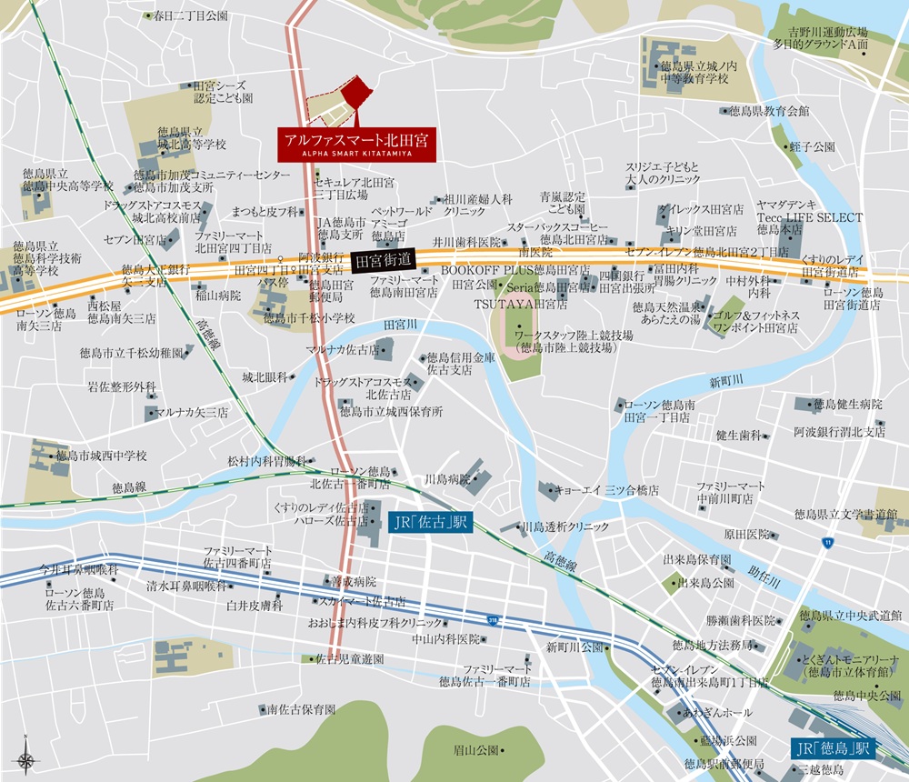 建設予定地案内図
