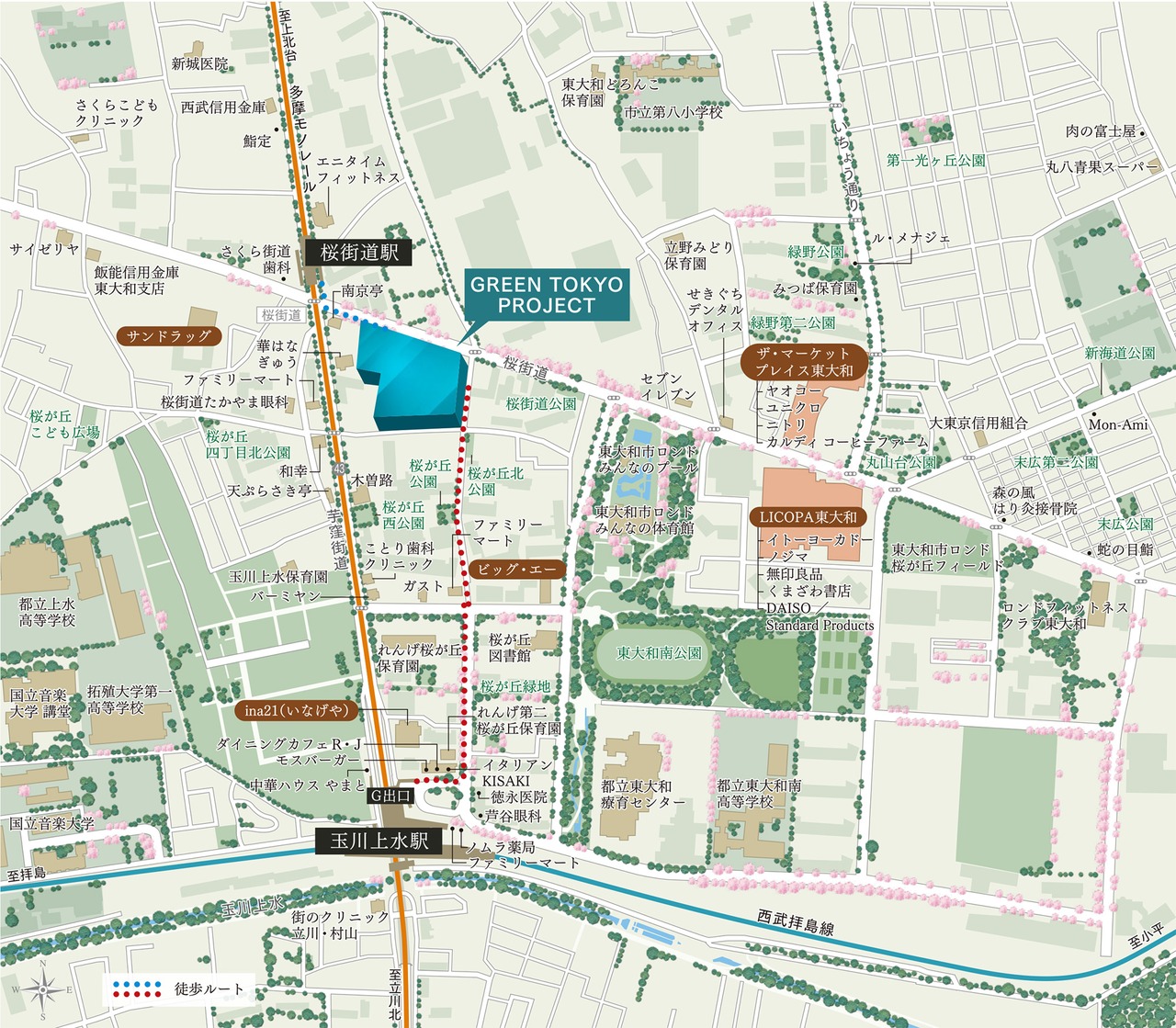 現地案内図