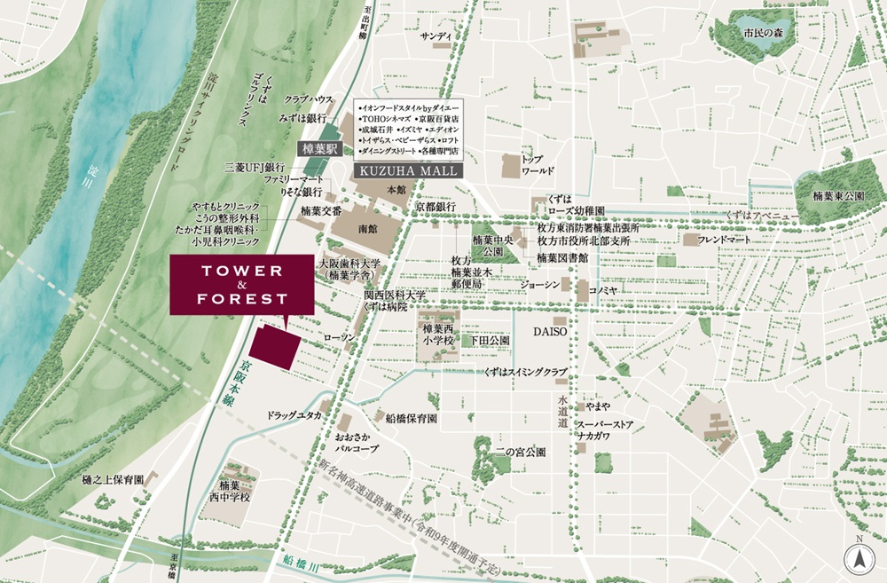 現地案内図