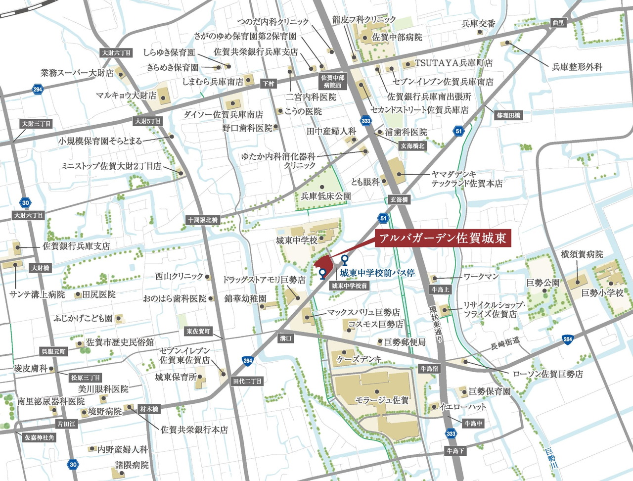 現地案内図