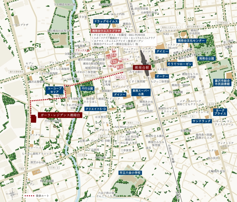 現地案内図