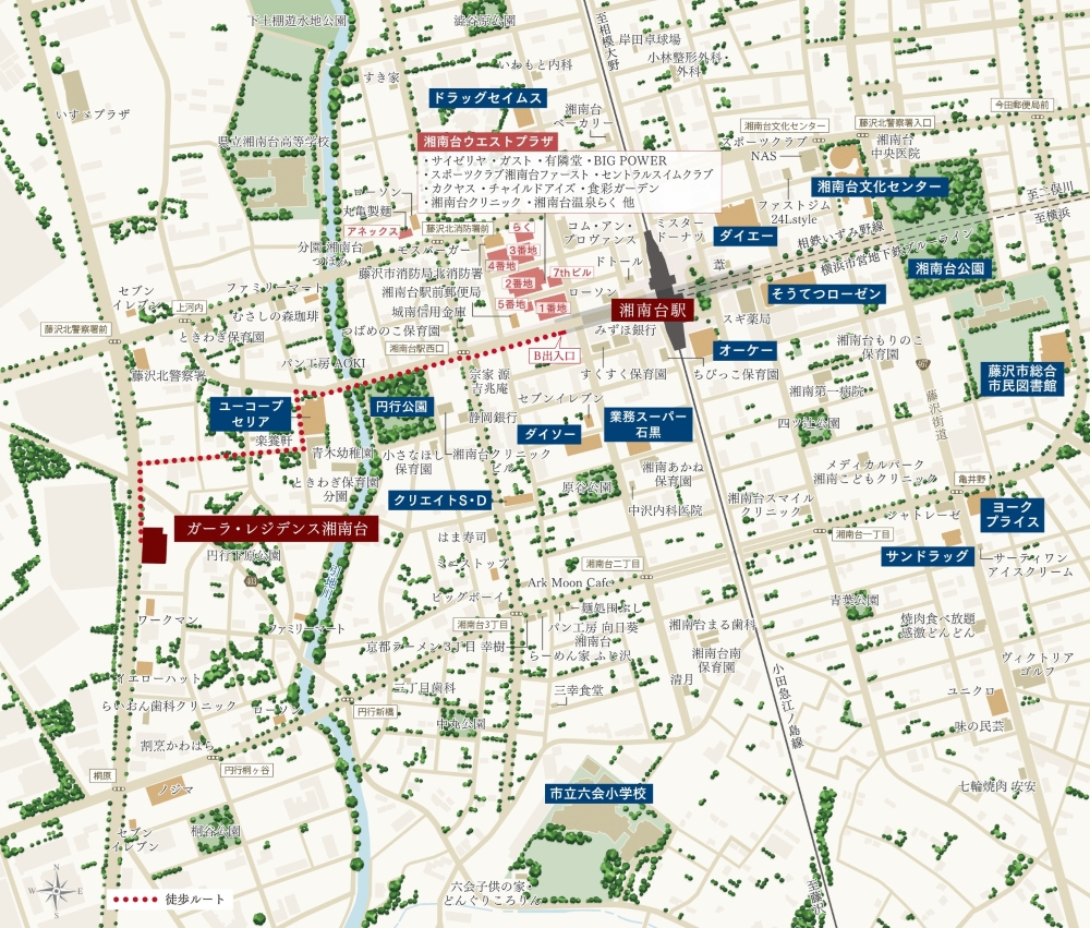 現地案内図