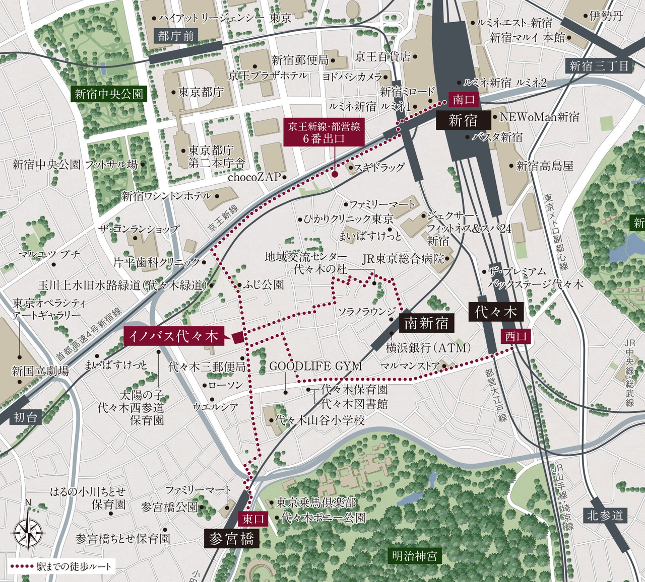 現地案内図