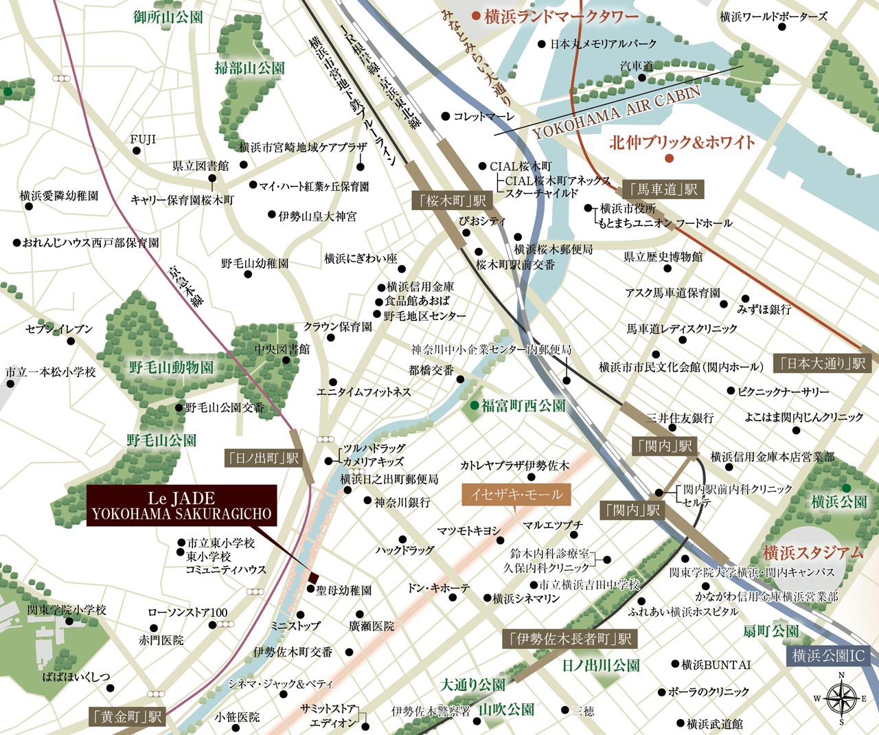 現地案内図