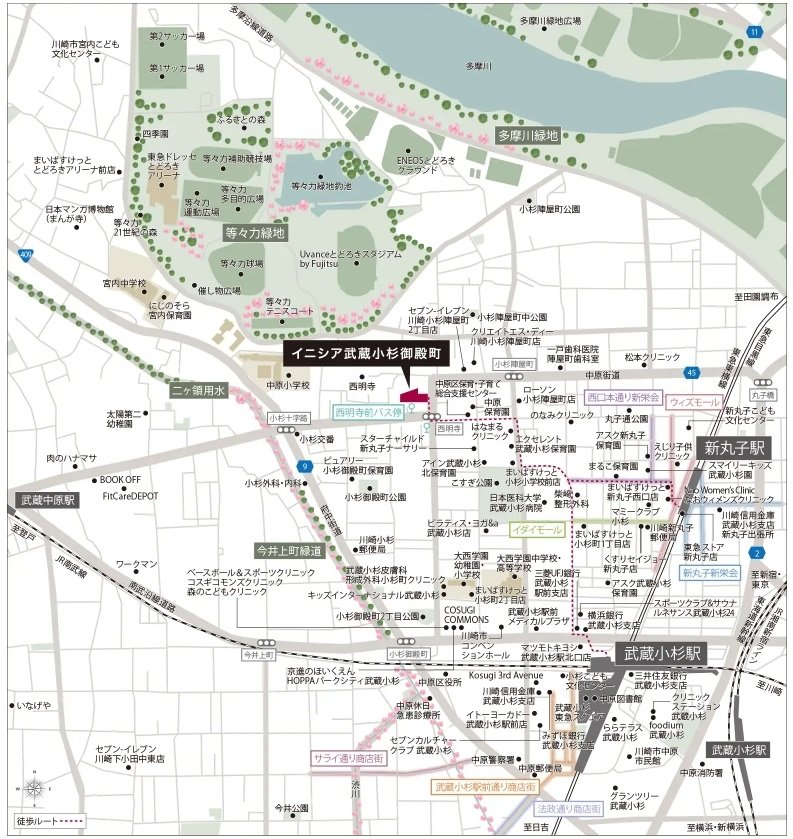 現地案内図