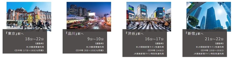 渋谷、品川、東京、新宿へ。直通で広がる都心アクセス。
