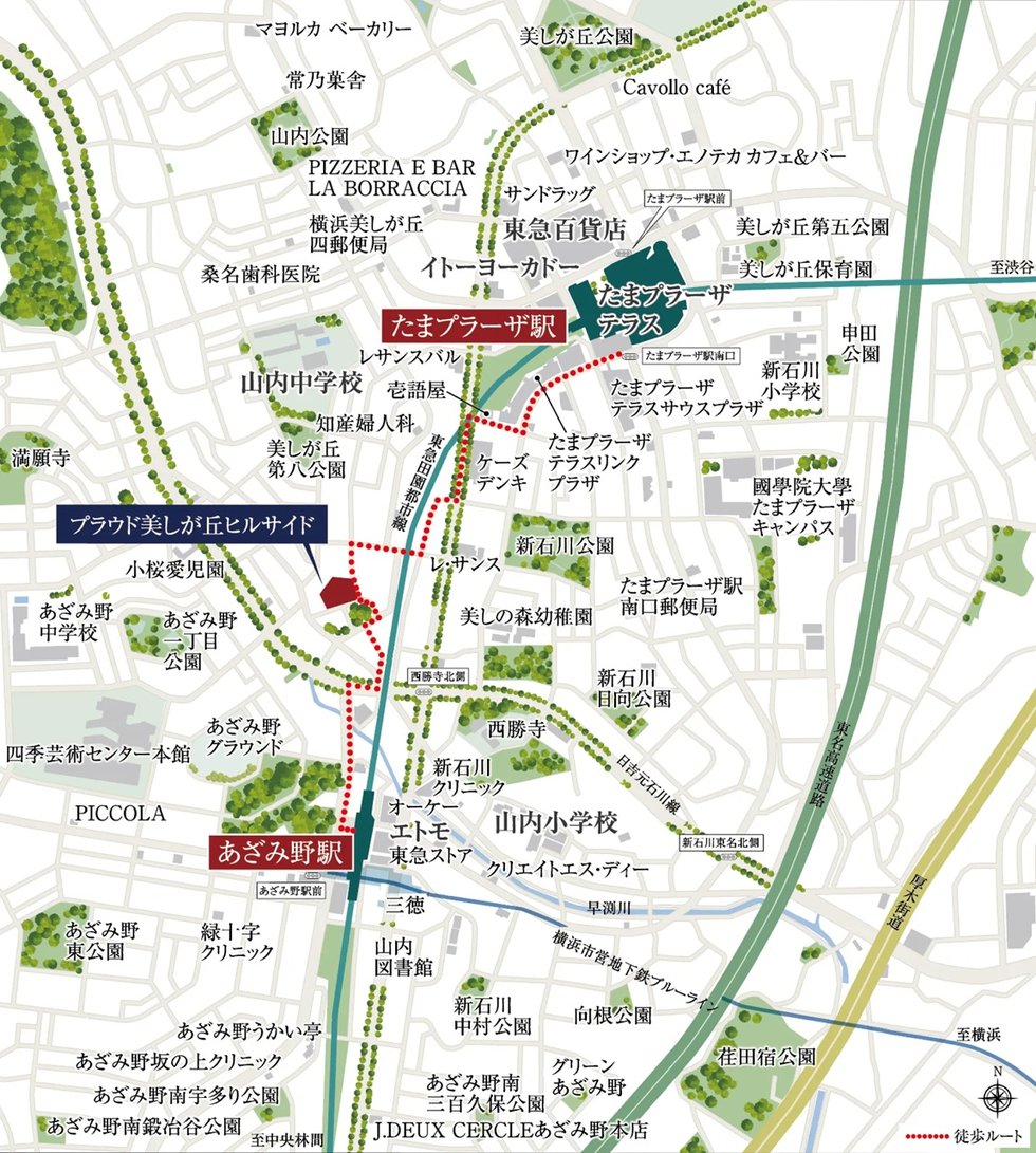 現地案内図