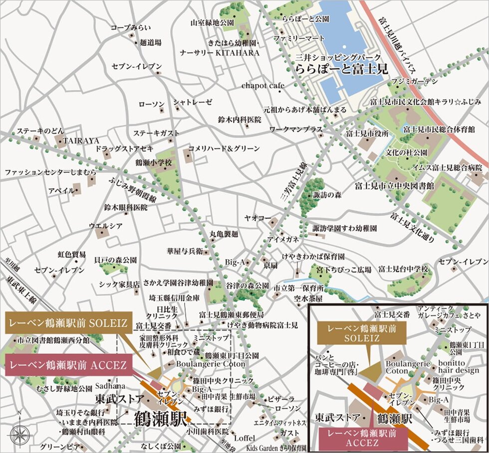 鶴瀬駅前 TWIN FLAG PROJECT