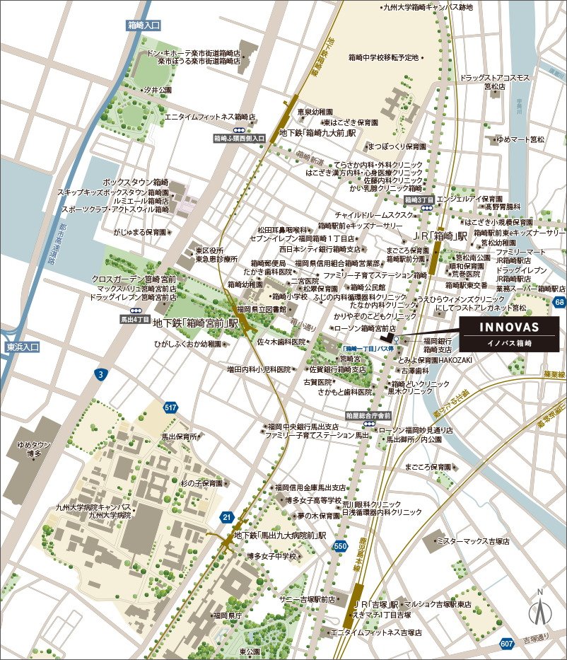現地案内図