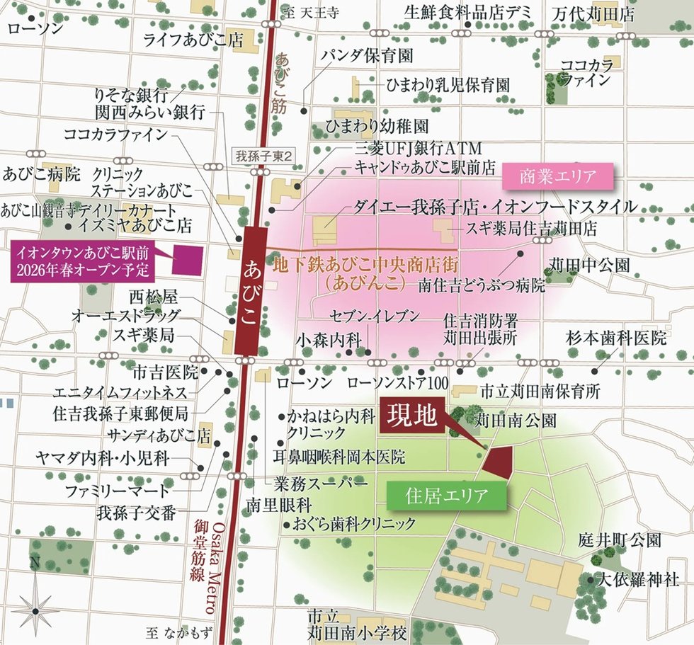 現地案内図