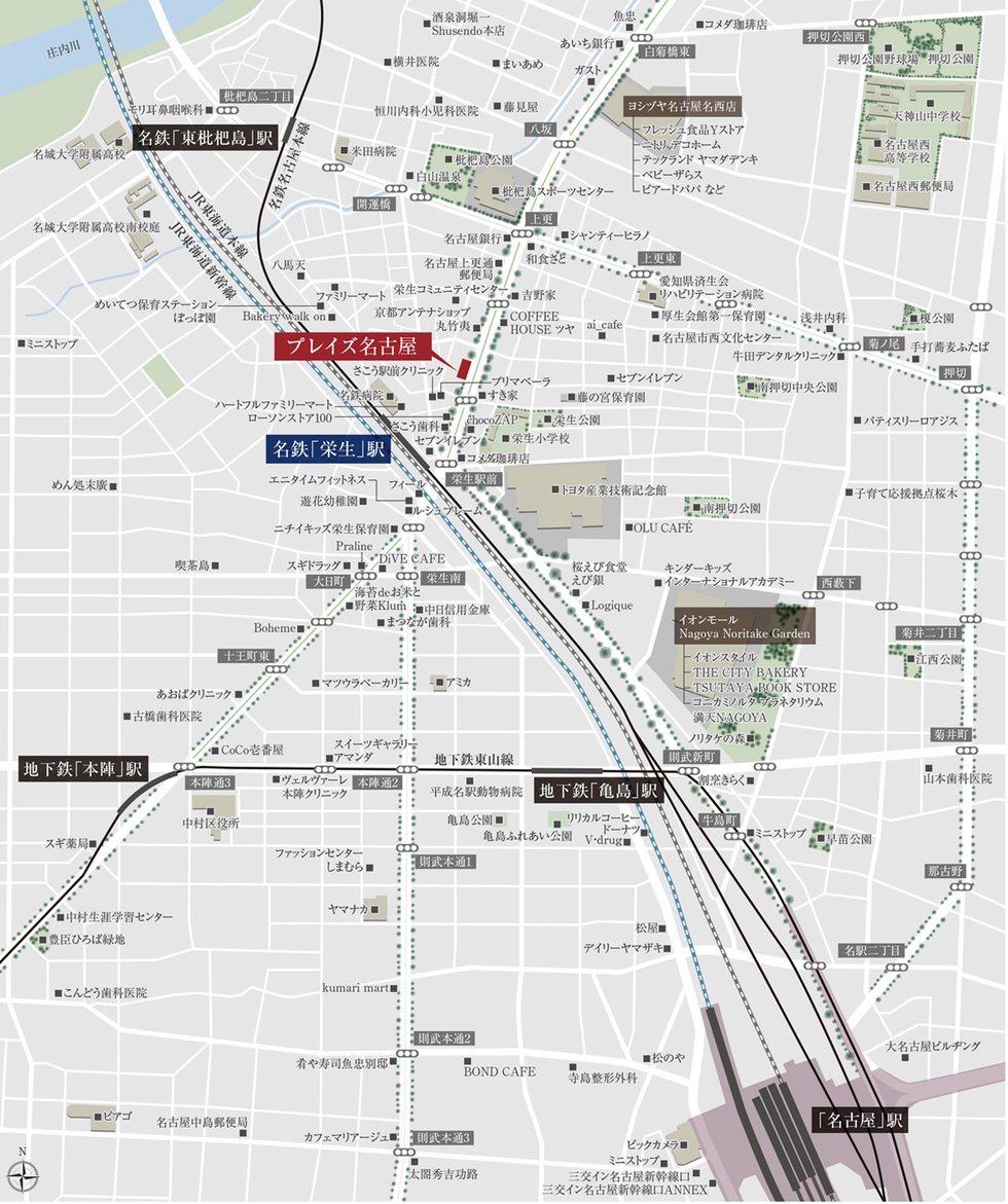 現地案内図