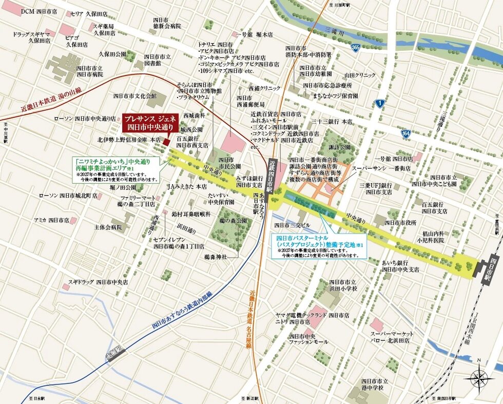現地案内図
