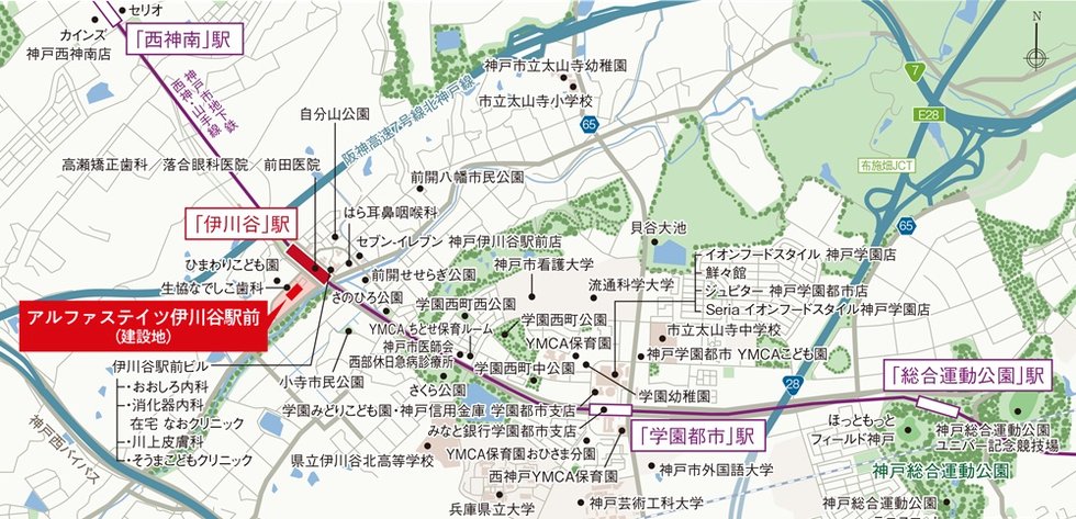 建設予定地案内図