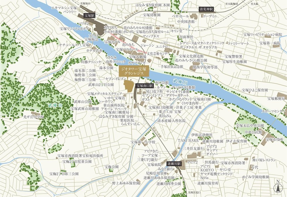 現地案内図