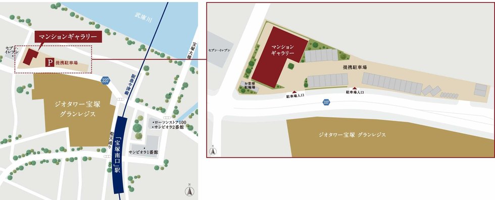 マンションギャラリー案内図