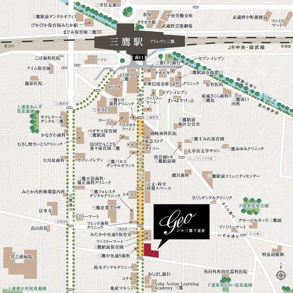現地案内図