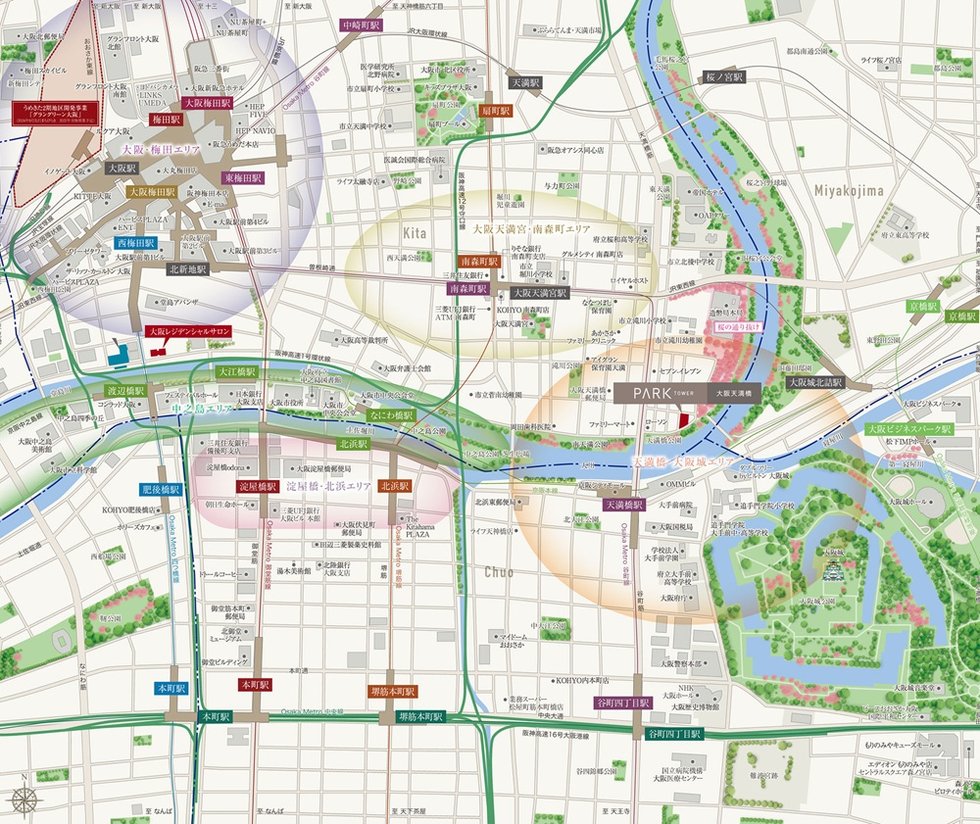 現地案内図