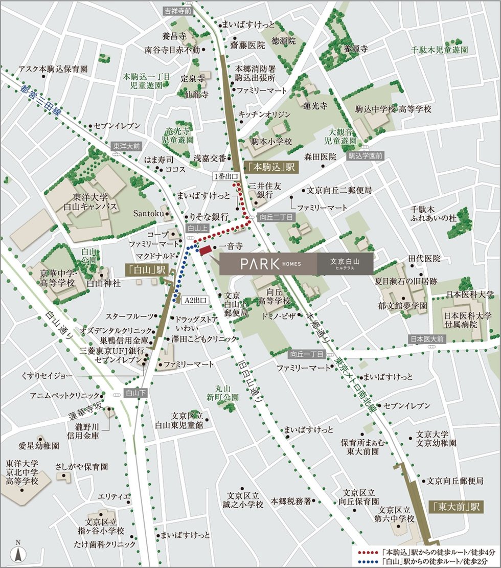 現地案内図