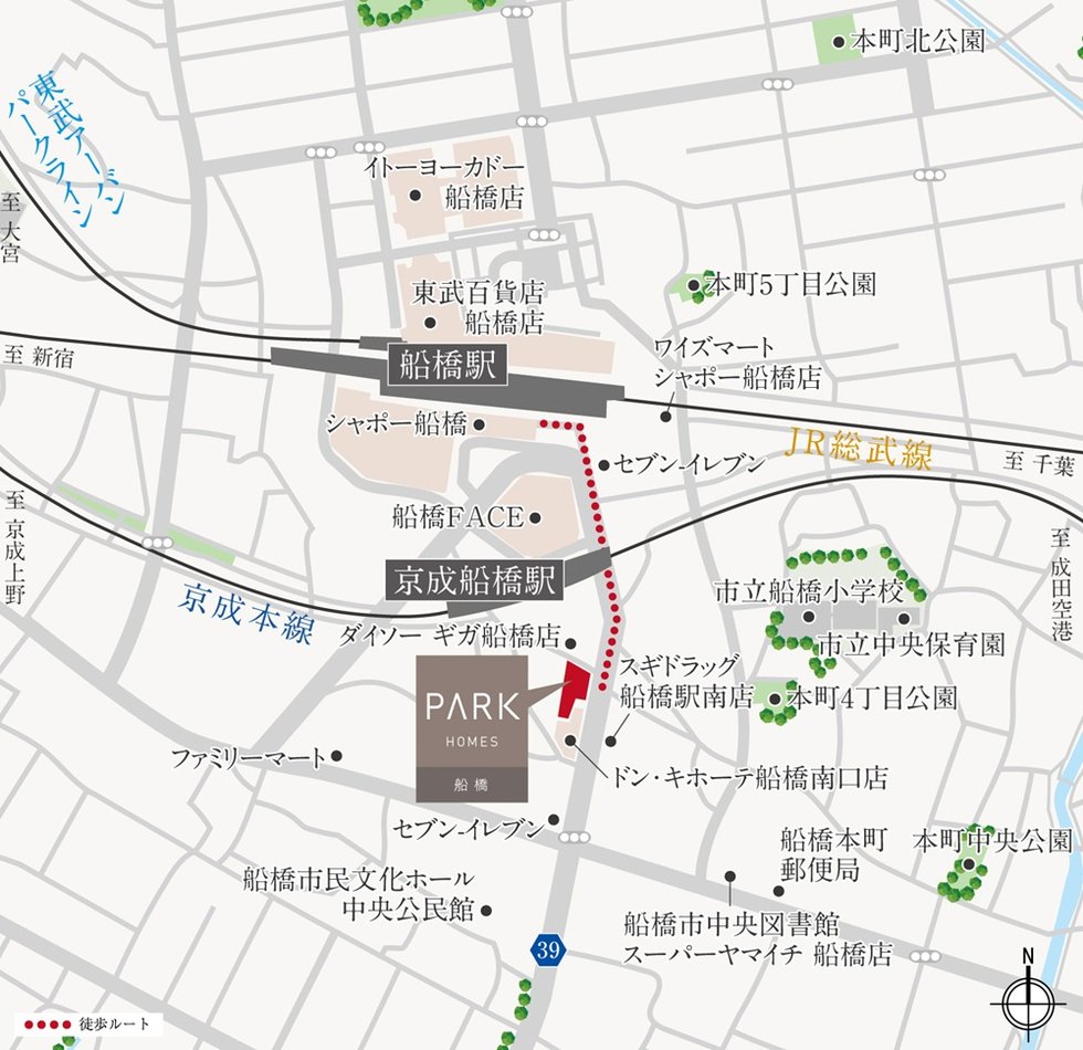 現地案内図