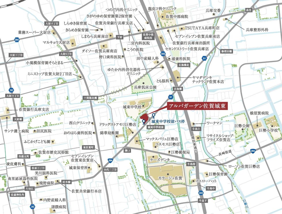 現地案内図