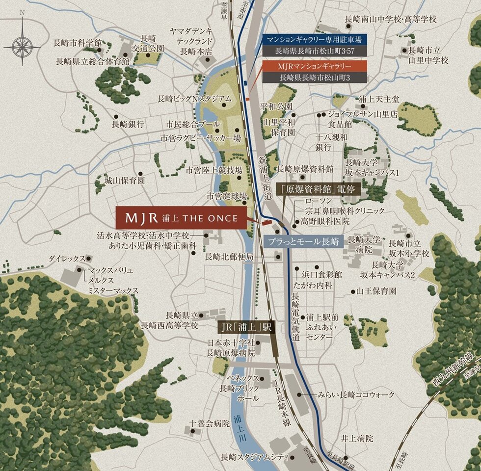 現地案内図