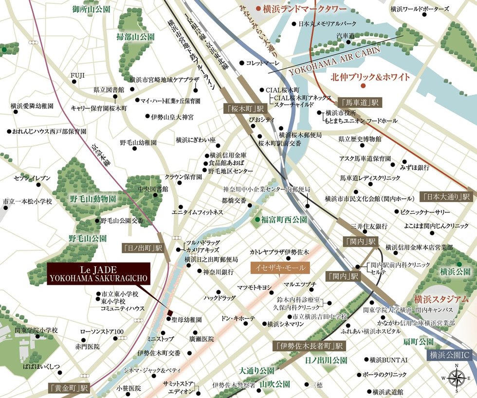 現地案内図