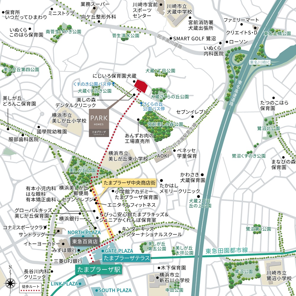 現地案内図