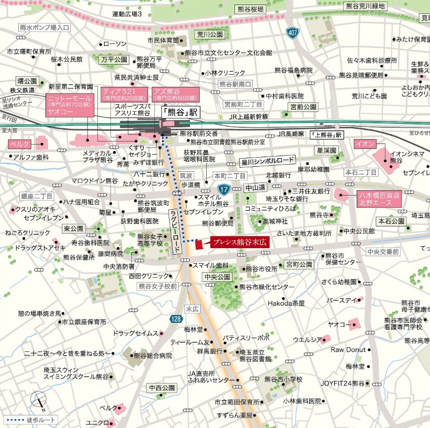 現地案内図