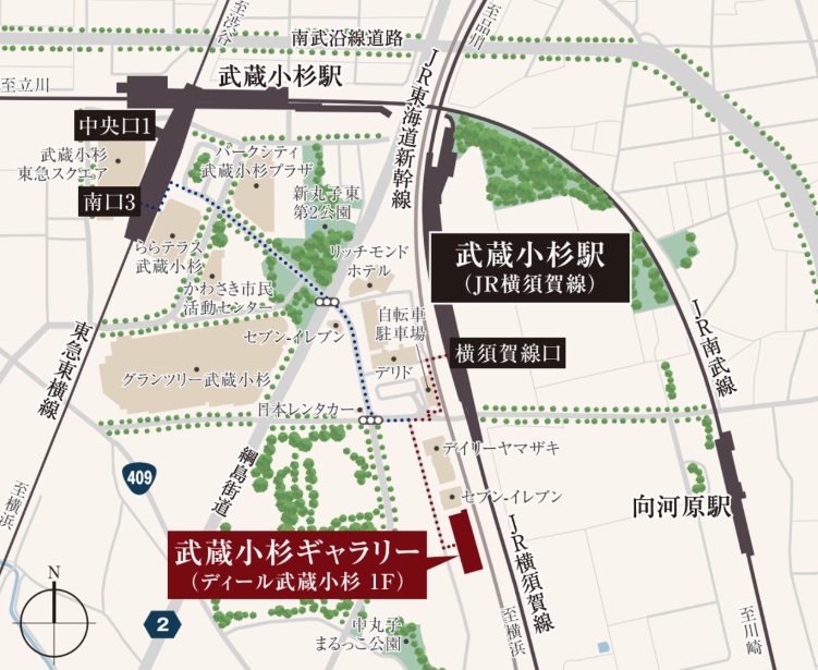 ギャラリー案内図