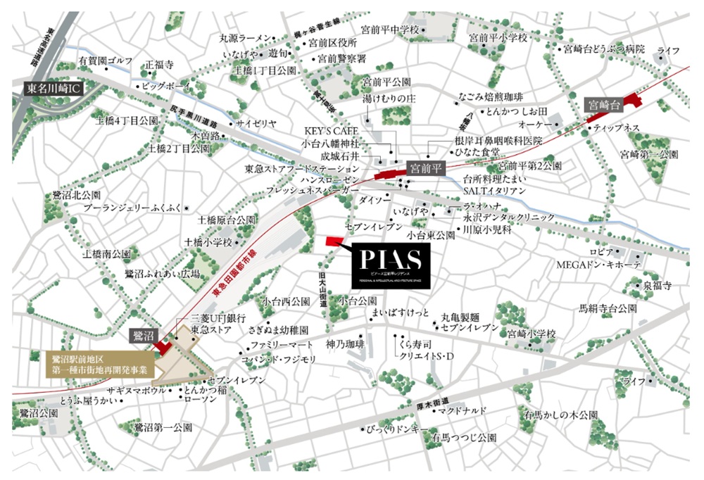 現地案内図